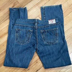 True Religion Women’s Johnny Big T jeans size 31- EUC - 100% authentic